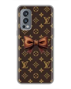 Чохол для OnePlus Nord 2 з картинкою «LV з бантом»