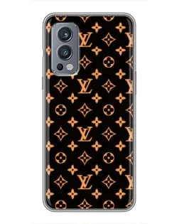 Чохол для OnePlus Nord 2 з картинкою «Золота монограма LV»