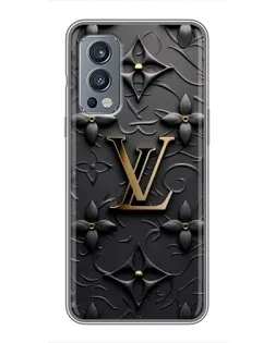 Чохол для OnePlus Nord 2 з картинкою «Шкіряна текстура LV»