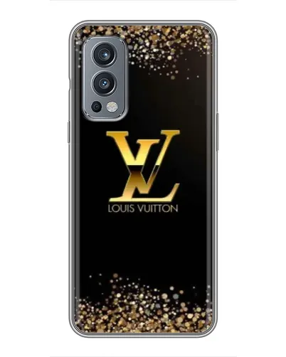 Чохол для OnePlus Nord 2 з картинкою «LV — золоті іскри»