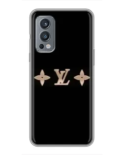 Чохол для OnePlus Nord 2 з картинкою «Louis Vuitton — мінімалізм»