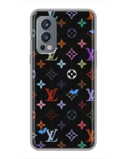 Чохол для OnePlus Nord 2 з картинкою «Кольорова монограма LV»