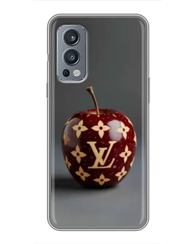 Чохол для OnePlus Nord 2 з картинкою «Червоне яблуко LV»