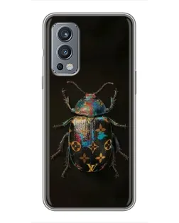 Чохол для OnePlus Nord 2 з картинкою «LV — мармуровий принт»