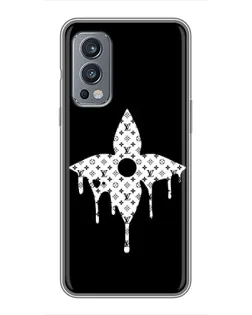 Чохол для OnePlus Nord 2 з картинкою «Квіткова монограма»