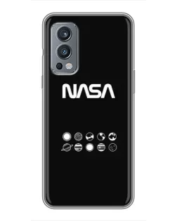 Чохол для OnePlus Nord 2 з картинкою «NASA — технічний принт»