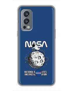 Чохол для OnePlus Nord 2 з картинкою «NASA — місячна місія»