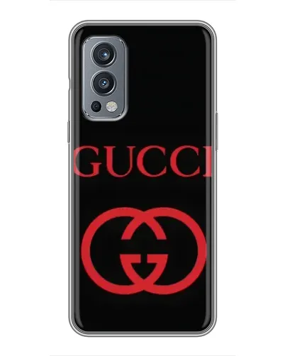 Чохол для OnePlus Nord 2 з картинкою «Gucci — червоний логотип» Чохол для OnePlus Nord 2 з картинкою «Gucci — червоний логотип»
