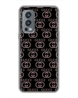 Чохол для OnePlus Nord 2 з картинкою «Класична монограма Gucci»