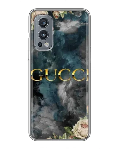 Чохол для OnePlus Nord 2 з картинкою «Абстрактні квіти Gucci» Чохол для OnePlus Nord 2 з картинкою «Абстрактні квіти Gucci»
