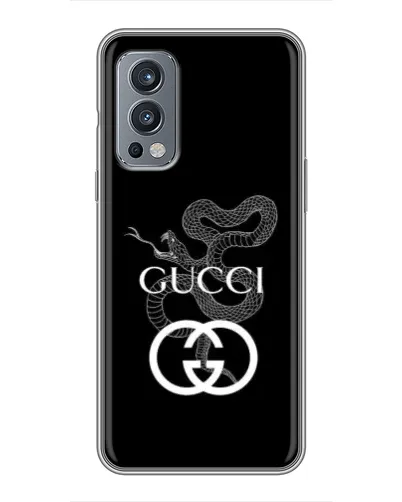 Чохол для OnePlus Nord 2 з картинкою «Gucci — срібна змія» Чохол для OnePlus Nord 2 з картинкою «Gucci — срібна змія»