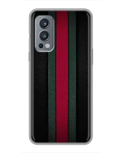Чохол для OnePlus Nord 2 з картинкою «Gucci — неонова лінія»