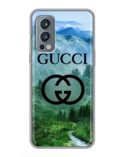 Чохол для OnePlus Nord 2 з картинкою «Gucci — гірський пейзаж»
