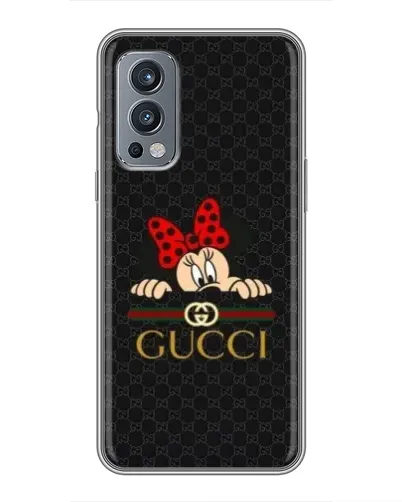 Чохол для OnePlus Nord 2 з картинкою «Мінні Маус Gucci — чорний» Чохол для OnePlus Nord 2 з картинкою «Мінні Маус Gucci — чорний»