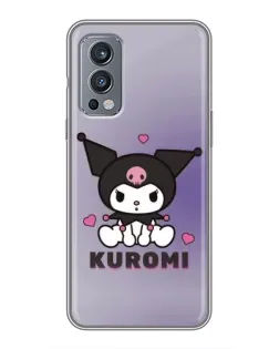 Чохол для OnePlus Nord 2 з картинкою «Kuromi — фіолетовий арт»