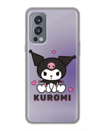 Чохол для OnePlus Nord 2 з картинкою «Kuromi — фіолетовий арт»