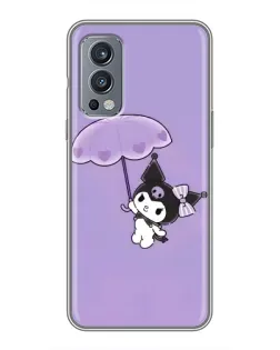 Чохол для OnePlus Nord 2 з картинкою «Kuromi з парасолькою»