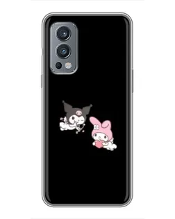 Чохол для OnePlus Nord 2 з картинкою «My Melody та Kuromi»