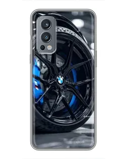 Чохол для OnePlus Nord 2 з картинкою «Колесо BMW зблизька»