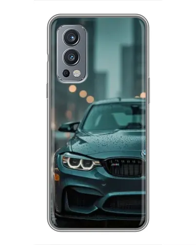 Чохол для OnePlus Nord 2 з картинкою «BMW у вогнях міста» Чохол для OnePlus Nord 2 з картинкою «BMW у вогнях міста»