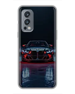 Чохол для OnePlus Nord 2 з картинкою «BMW на мокрій дорозі»