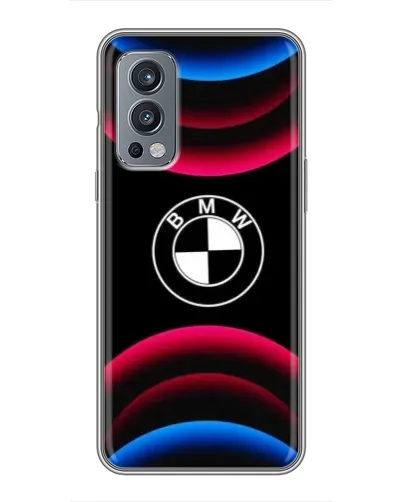 Чохол для OnePlus Nord 2 з картинкою «Логотип BMW та неонові дуги» Чохол для OnePlus Nord 2 з картинкою «Логотип BMW та неонові дуги»