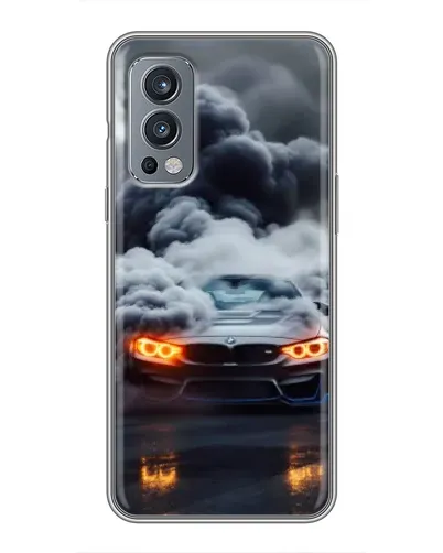 Чохол для OnePlus Nord 2 з картинкою «BMW у диму» Чохол для OnePlus Nord 2 з картинкою «BMW у диму»