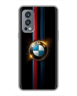 Чохол для OnePlus Nord 2 з картинкою «BMW M-Power неон»