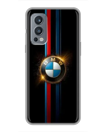 Чохол для OnePlus Nord 2 з картинкою «BMW M-Power неон» Чохол для OnePlus Nord 2 з картинкою «BMW M-Power неон»