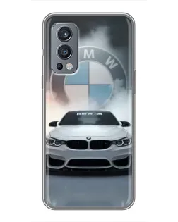 Чохол для OnePlus Nord 2 з картинкою «BMW в білому диму» Чохол для OnePlus Nord 2 з картинкою «BMW в білому диму»