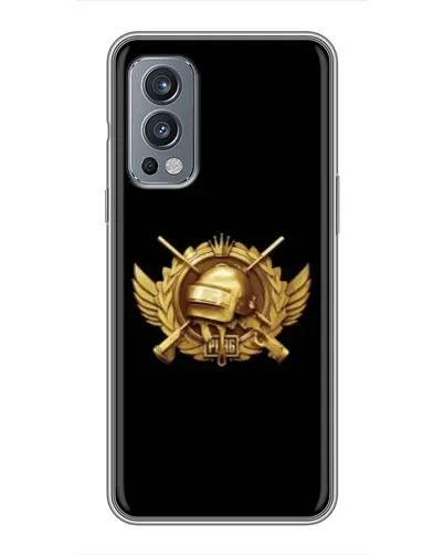 Чохол для OnePlus Nord 2 з картинкою «PUBG — помаранчевий градієнт»