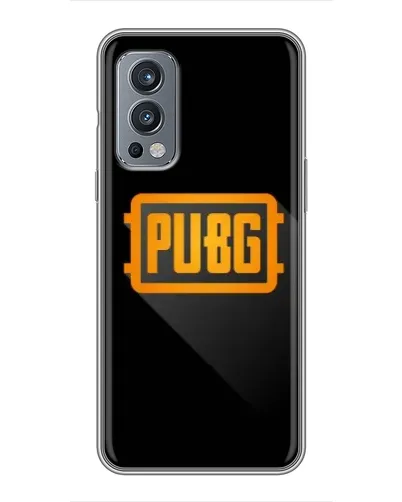 Чохол для OnePlus Nord 2 з картинкою «PUBG — рамка лого»