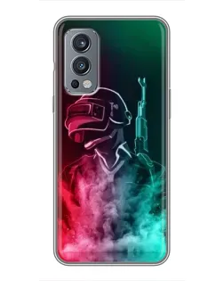 Чохол для OnePlus Nord 2 з картинкою «PUBG — вогняний воїн» Чохол для OnePlus Nord 2 з картинкою «PUBG — вогняний воїн»