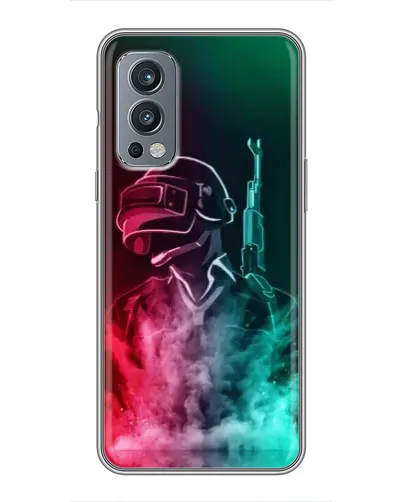 Чохол для OnePlus Nord 2 з картинкою «PUBG — вогняний воїн»