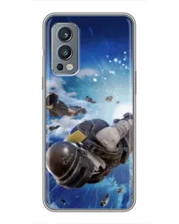 Чохол для OnePlus Nord 2 з картинкою «Десант PUBG — стрибок» Чохол для OnePlus Nord 2 з картинкою «Десант PUBG — стрибок»