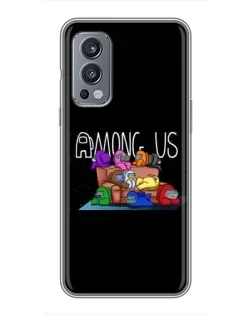 Чохол для OnePlus Nord 2 з картинкою «Логотип Among Us»