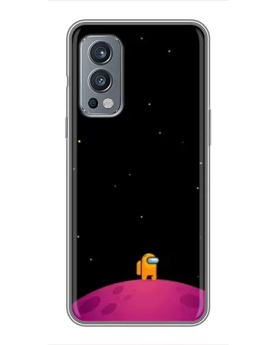 Чохол для OnePlus Nord 2 з картинкою «Самотній герой на планеті»