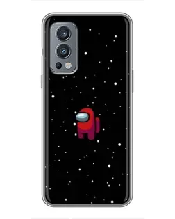 Чохол для OnePlus Nord 2 з картинкою «Червоний Among Us»