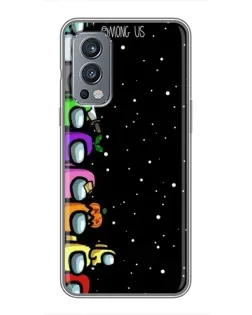 Чохол для OnePlus Nord 2 з картинкою «Команда Among Us»