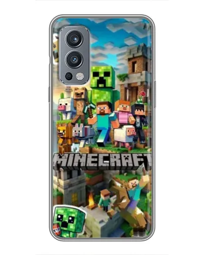 Чохол для OnePlus Nord 2 з картинкою «Замок Minecraft»