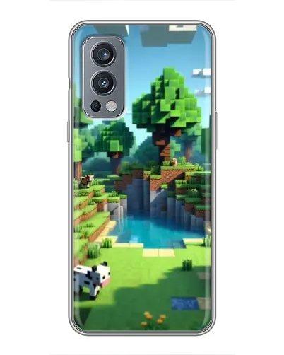 Чохол для OnePlus Nord 2 з картинкою «Minecraft літній день»