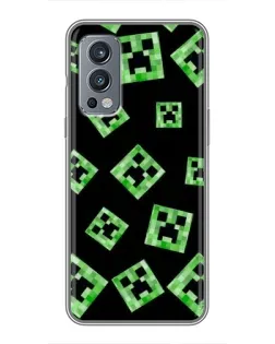 Чохол для OnePlus Nord 2 з картинкою «Паттерн з кріперами»
