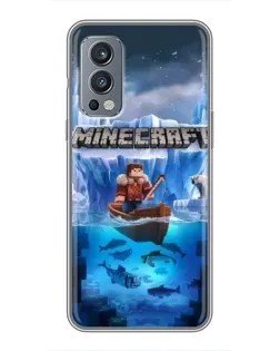 Чохол для OnePlus Nord 2 з картинкою «Minecraft льодянийсвіт»