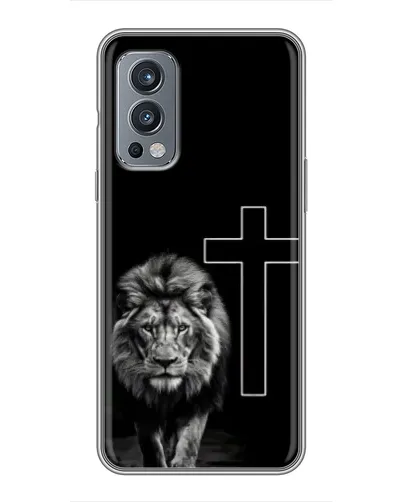 Чехол для OnePlus Nord 2 с картинкой «Лев и Крест»