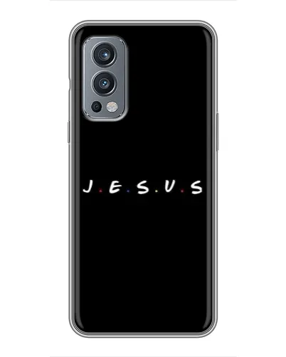 Чехол для OnePlus Nord 2 с картинкой «Точки веры J.E.S.U.S.»