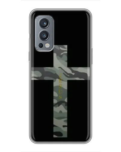 Чехол для OnePlus Nord 2 с картинкой «Милитари Крест»
