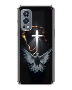 Чехол для OnePlus Nord 2 с картинкой «Голубь и Свет»