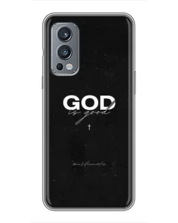 Чехол для OnePlus Nord 2 с картинкой «GOD — Бог над всем»