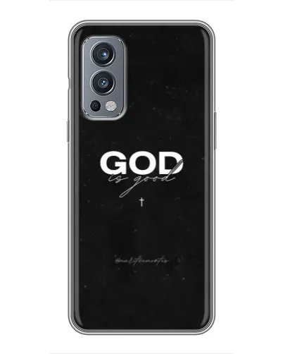 Чехол для OnePlus Nord 2 с картинкой «GOD — Бог над всем»