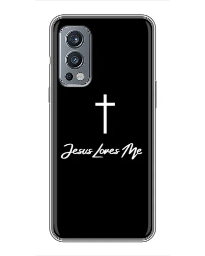 Чехол для OnePlus Nord 2 с картинкой «Иисус любит тебя»